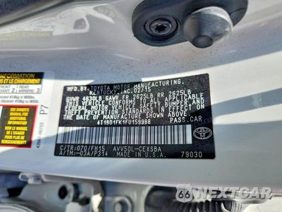 Zdjęcie 12 z 12 samochodu: 2015 TOYOTA CAMRY HYBRID SE VIN:4T1BD1FK1FU159988 - miniatura