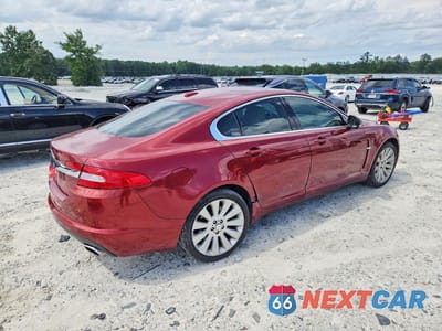 Trzecie zdjęcie samochodu z tyłu: 2010 JAGUAR XF LUXURY VIN:SAJWA0FA8AHR65894 - miniatura