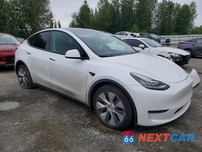 Czwarte zdjęcie samochodu z boku: 2020 TESLA MODEL Y VIN:5YJYGDEE3LF050729 - miniatura