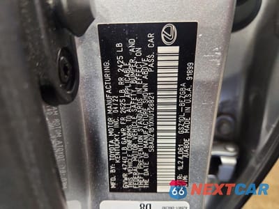 Zdjęcie 12 z 12 samochodu: 2022 LEXUS ES 350 BASE VIN:58ADZ1B1XNU128821 - miniatura