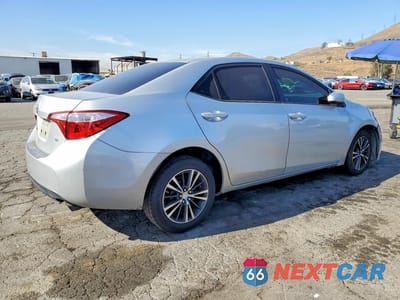 Trzecie zdjęcie samochodu z tyłu: 2016 TOYOTA COROLLA L VIN:5YFBURHE3GP550293 - miniatura