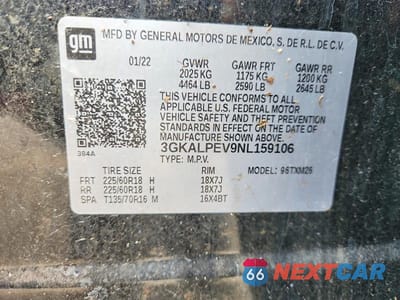 Zdjęcie 13 z 13 samochodu: 2022 GMC TERRAIN SLT VIN:3GKALPEV9NL159106 - miniatura