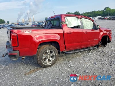 Trzecie zdjęcie samochodu z tyłu: 2019 CHEVROLET COLORADO Z71 VIN:1GCGTDEN8K1216483 - miniatura