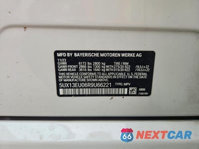 Zdjęcie 14 z 14 samochodu: 2024 BMW X5 SDRIVE 40I VIN:5UX13EU06R9U66221 - miniatura