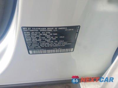 Zdjęcie 13 z 13 samochodu: 2019 VOLKSWAGEN ATLAS SE VIN:1V2UR2CA8KC536217 - miniatura
