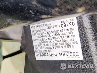 Zdjęcie 9 z 9 samochodu: 2020 YAMAHA MTN1000 VIN:JYARN48E6LA003592 - miniatura