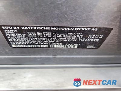 Zdjęcie 13 z 13 samochodu: 2016 BMW X5 SDRIVE35I VIN:5UXKR2C54G0R72565 - miniatura