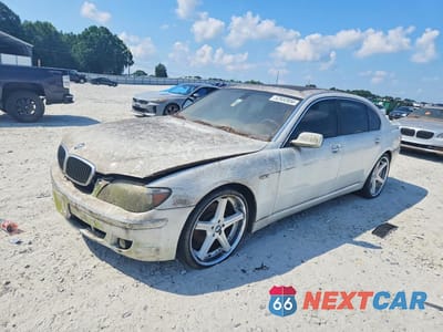 2007 BMW 750 WBAHN83517DT74546 - główne zdjęcie licytacji z USA - miniatura