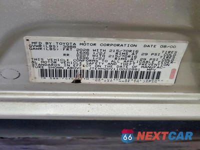 Zdjęcie 13 z 13 samochodu: 2001 TOYOTA RAV4 BASE VIN:JTEHH20V110022881 - miniatura