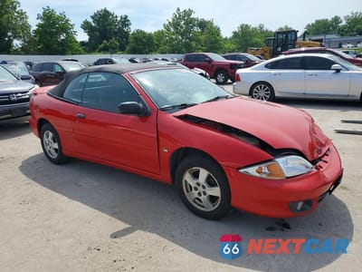 Czwarte zdjęcie samochodu z boku: 2000 CHEVROLET CAVALIER Z24 VIN:4G1JF32T2YB901616 - miniatura