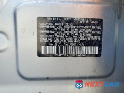 Zdjęcie 13 z 13 samochodu: 2016 SUBARU FORESTER 2.5I LIMITED VIN:JF2SJARC2GH422051 - miniatura