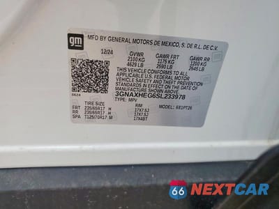 Zdjęcie 13 z 13 samochodu: 2025 CHEVROLET EQUINOX LT VIN:3GNAXHEG6SL233978 - miniatura