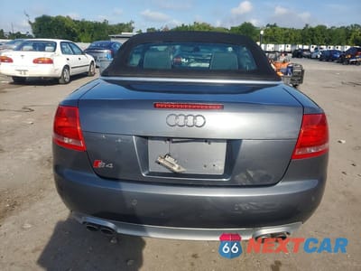 Zdjęcie 6 z 12 samochodu: 2008 AUDI S4 QUATTRO CABRIOLET VIN:WUARL48H08K900299 - miniatura