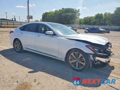 Czwarte zdjęcie samochodu z boku: 2018 GENESIS G80 3.8 VIN:KMHGN4JE8JU227671 - miniatura