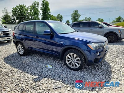 Czwarte zdjęcie samochodu z boku: 2017 BMW X3 XDRIVE28I VIN:5UXWX9C51H0D99922 - miniatura