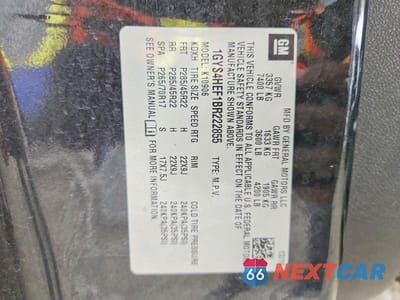 Zdjęcie 12 z 12 samochodu: 2011 CADILLAC ESCALADE ESV LUXURY VIN:1GYS4HEF1BR222855 - miniatura