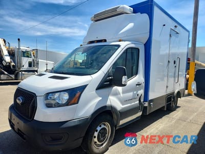 2022 FORD TRANSIT T-350 REFRIGERATED BOX TRUCK 1FDBW5Z88NKA01434 - główne zdjęcie licytacji z USA - miniatura