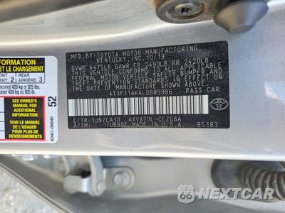 Zdjęcie 13 z 13 samochodu: 2020 TOYOTA CAMRY XLE VIN:4T1F11AK4LU885986 - miniatura