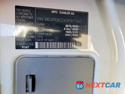 Zdjęcie 13 z 13 samochodu: 2016 MERCEDES BENZ SPRINTER 2500 DELIVERY VAN VIN:WD3PE8CDXGP317342 - miniatura