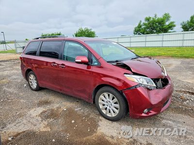 Czwarte zdjęcie samochodu z boku: 2015 TOYOTA SIENNA LIMITED PREMIUM 7-PASSENGER VIN:5TDDK3DC6FS123602 - miniatura