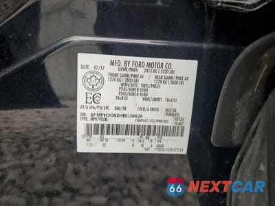 Zdjęcie 12 z 12 samochodu: 2017 FORD EDGE SE VIN:2FMPK3G92HBC38629 - miniatura