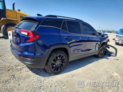 Trzecie zdjęcie samochodu z tyłu: 2023 GMC TERRAIN SLE VIN:3GKALTEG3PL156571 - miniatura