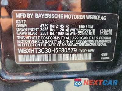Zdjęcie 14 z 14 samochodu: 2017 BMW X1 XDRIVE28I VIN:WBXHT3C30H5F80579 - miniatura