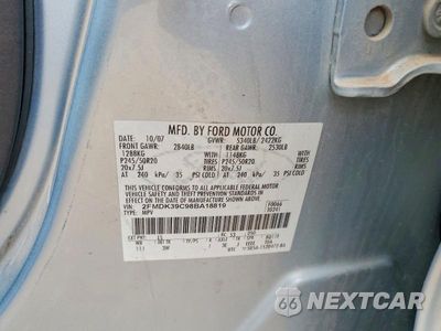 Zdjęcie 13 z 13 samochodu: 2008 FORD EDGE LIMITED VIN:2FMDK39C98BA18819 - miniatura