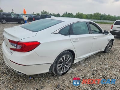 Trzecie zdjęcie samochodu z tyłu: 2018 HONDA ACCORD HYBRID EX VIN:1HGCV3F48JA015689 - miniatura