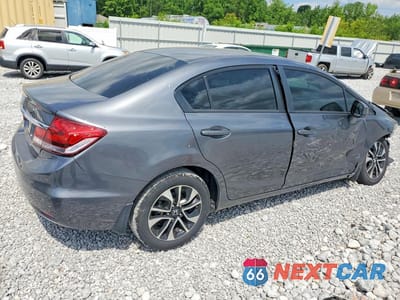 Trzecie zdjęcie samochodu z tyłu: 2013 HONDA CIVIC EX VIN:19XFB2F86DE023535 - miniatura