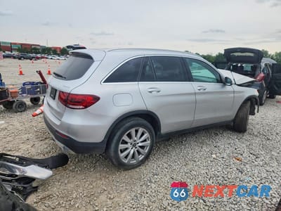 Trzecie zdjęcie samochodu z tyłu: 2020 MERCEDES-BENZ GLC 300 4MATIC VIN:WDC0G8EB1LF672486 - miniatura