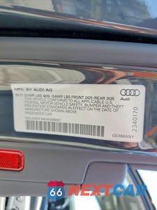 Zdjęcie 13 z 13 samochodu: 2021 AUDI A4 PREMIUM 40 VIN:WAUABAF44MA086697 - miniatura