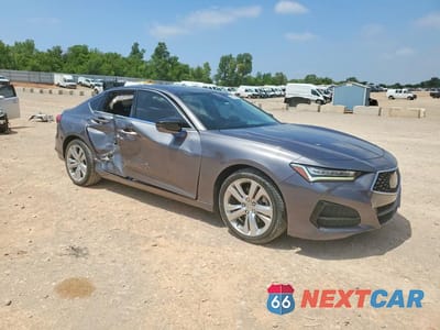 Czwarte zdjęcie samochodu z boku: 2022 ACURA TLX TECHNOLOGY VIN:19UUB6F41NA001881 - miniatura