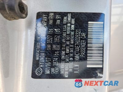 Zdjęcie 13 z 13 samochodu: 2017 HYUNDAI ACCENT SE VIN:KMHCT4AE7HU326321 - miniatura