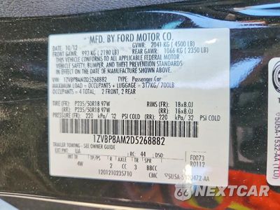 Zdjęcie 12 z 12 samochodu: 2013 FORD MUSTANG VIN:1ZVBP8AM2D5268882 - miniatura