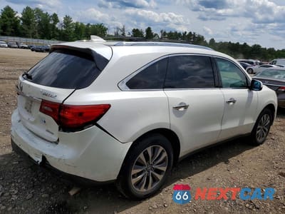 Trzecie zdjęcie samochodu z tyłu: 2014 ACURA MDX TECHNOLOGY VIN:5FRYD4H46EB009377 - miniatura