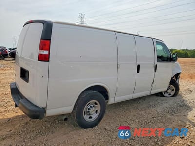 Trzecie zdjęcie samochodu z tyłu: 2023 CHEVROLET EXPRESS G2500 VIN:1GCWGAFP0P1249791 - miniatura