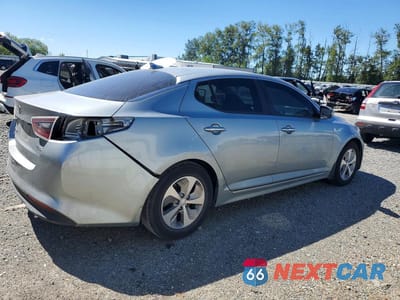 Trzecie zdjęcie samochodu z tyłu: 2016 KIA OPTIMA HYBRID VIN:KNAGM4AD7G5099339 - miniatura