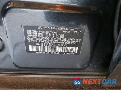 Zdjęcie 12 z 12 samochodu: 2018 SUBARU WRX VIN:JF1VA1B66J9800542 - miniatura