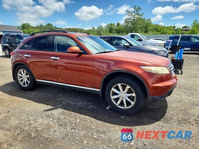 Czwarte zdjęcie samochodu z boku: 2008 INFINITI FX35 BASE VIN:JNRAS08W08X205764 - miniatura