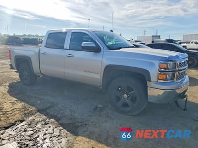 Czwarte zdjęcie samochodu z boku: 2014 CHEVROLET SILVERADO K1500 LT VIN:3GCUKREC0EG197144 - miniatura