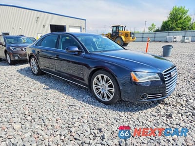 Czwarte zdjęcie samochodu z boku: 2014 AUDI A8 L QUATTRO VIN:WAUR2AFD8EN003222 - miniatura