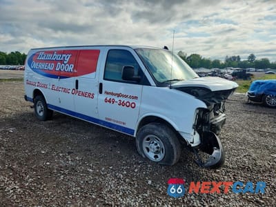 Czwarte zdjęcie samochodu z boku: 2023 CHEVROLET EXPRESS G3500 VIN:1GCZGHF70P1260246 - miniatura