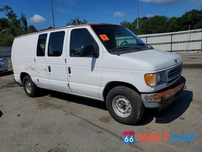 Czwarte zdjęcie samochodu z boku: 2002 FORD ECONOLINE E150 VAN VIN:1FTRE14222HA05375 - miniatura