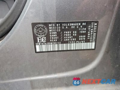 Zdjęcie 12 z 12 samochodu: 2017 VOLKSWAGEN JETTA S VIN:3VW167AJXHM286142 - miniatura
