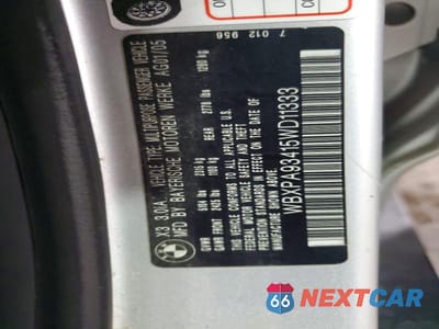 Zdjęcie 13 z 13 samochodu: 2005 BMW X3 3.0I VIN:WBXPA93415WD11333 - miniatura