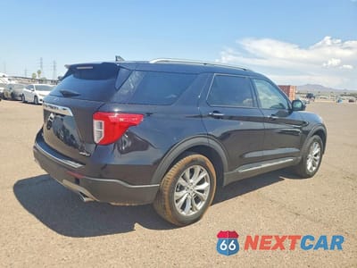 Trzecie zdjęcie samochodu z tyłu: 2023 FORD EXPLORER LIMITED VIN:1FMSK8FH0PGB39881 - miniatura