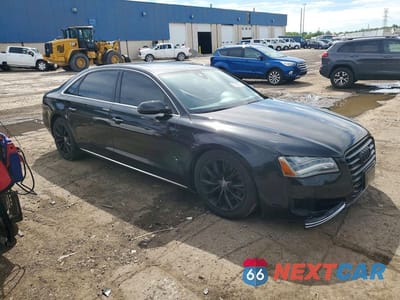 Czwarte zdjęcie samochodu z boku: 2014 AUDI A8 L QUATTRO VIN:WAURGAFDXEN004650 - miniatura