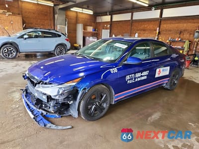 2023 HYUNDAI ELANTRA BLUE KMHLM4AJ8PU054774 - główne zdjęcie licytacji z USA - miniatura