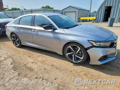 Czwarte zdjęcie samochodu z boku: 2021 HONDA ACCORD SPORT SE VIN:1HGCV1F47MA095379 - miniatura